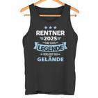 Rentner 2025 Legend Leaves Terrain For Retirement Tank Top