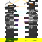 Retro Style Music Forever Young Radio Cassette S Tank Top