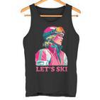 Retrointage Ski 80Er 90Er Jahre Skifahren Outfit Herren Damen Tank Top