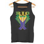 Rio Carnival Costume Brazil Rio De Janeiro Souvenir Tank Top