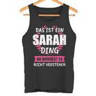 Sarah Name First Name  Tank Top