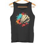 Shuttlecock Graffiti Badminton Lovers Badminton Hall Tank Top