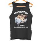 My Sleep Hund Aussie Australian Shepherd Humor Tank Top