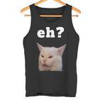 Smudge The Cat Dinner Cat Meme Tank Top