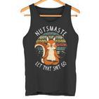 Squirrel Nutsmaste Yoga Meditation Retrointage Tank Top