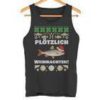 Suötzlich Christmas Fishing Plötz Red Eye Fish  Tank Top