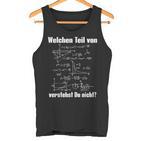 Which Teilon Maths Understand Du Nicht Maths S Tank Top