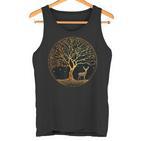 Tree Of Life Tree Of Life Yoga Meditation Tree Deer Tank Top