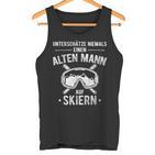 Underschätze Nie Alten Mann Auf Skiern Mountains Ski Tank Top