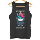 With Unicorn Saying  Tank Top