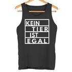 Vegetarianegan Goegan No Animal Is No Matter Animal Protection Tank Top