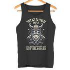 Viking Grandpa Nordic Mythology Norman Tank Top