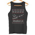 Viking Winter Snow Christmas Santa Ugly Christmas Tank Top