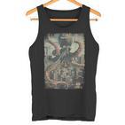 Vintage Octopus Monster Horror Poster Octopus Tank Top