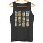 Vintage Pickle Jar Print Retro Pickle Lover Tank Top