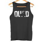 Vintage Quad Quad Driver Atv Boys Men Tank Top