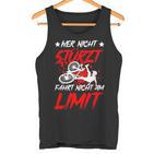 Wer Nicht Stürzt Fährt Nicht Am Limit Akku Bicycle Cyclist Tank Top