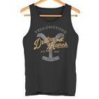 Yellowstone Dutton Ranch Est 1886 Iconic Logo Team Style Tank Top