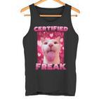 Zertifiziertes Freak Cat Meme Tank Top