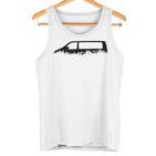 4X4 Offroad Camping T6 Outdoor Silhouette Nature Camping 4Wd Gray Tank Top