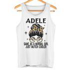 Adele Costume Cute Definition Personalised Name Adele Gray Tank Top