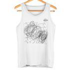 Beyblade Schematic Bey B&W Tank Top