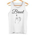 Braut Mittelfinger Junggesellenabschied Lustig Jga Tank Top