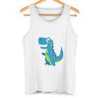 Children's 4Th Birthday Boy Dino T-Rex Dinosaur 4 Birthday Tank Top