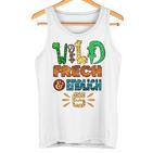 Children's Wild Cheeky And Finally 6 Years Birthday Tank Top