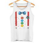 Clown Carnival Costume Clown Costume Clown Fancy Dress Confetti Tank Top