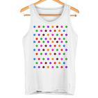 Colourful With Polka Dots S Tank Top