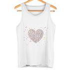 Confetti In The Heart Fancy Dress Carnival Confetti Costume Outfit Tank Top