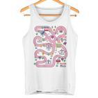 Cool Play Mat Car Racing Track Back Cute Father's Day Tank Top