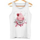 Cupcake-Weinlese Tank Top