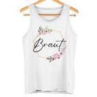 Damen Braut Bride Junggesellenabschied Dezent Herz Jga Bride To Be Tank Top