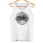 Discoballintage Retro House Disco Ball Cool Party Tank Top