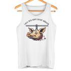 Don't Let Your Head Hang Gray Tank Top