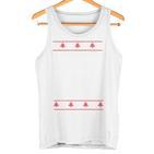 Dreaming Red Christmas Karl Marx Ugly Xmas Sweater Meme Tank Top