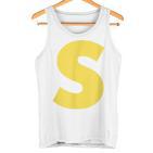 Chipmunk Group Costume Letter S Blue Tank Top