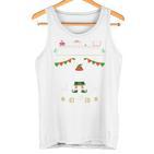 Christmas Elf For Gamers Elf 11 Gaming I Bims 1 Nerd Long-Sleeved Tank Top