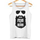 Fear The Beard Gray S Tank Top