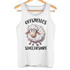 Offizielles Schlaf Schaf Pyjamas Nightdress Gray Tank Top