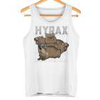 Rock Hyrax Meme Dassie Cute Animal Lover Gray Tank Top