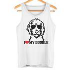 Goldendoodle I Love My Doodle Labradoodle Golden Doodle Dog Tank Top