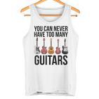 Never Too Many Guitars Guitar  Tank Top