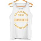 Ich Schnarche Nicht Schnarcher Lustiger Spruch Schnarchen Tank Top