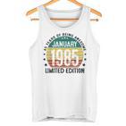 January 1985 40Th Birthday 1985 40 Years Decorative  Tank Top