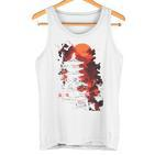 Japanischer Ninja Backprint Tank Top