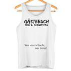 Kinder Mein 8 Geburtstag Und Das Gästebuch Tank Top