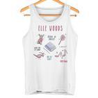 Legally Blonde Elle Woods Sketches Tank Top